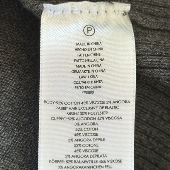 Michael Kors Silver Sequined Cardigan Charcoal Gray Size XS - Picture 7 of 7